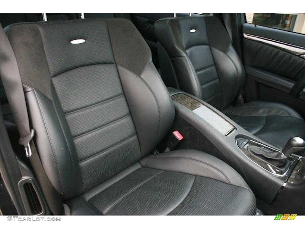 Black Interior 2007 Mercedes-Benz E 63 AMG Sedan Photo #47357519