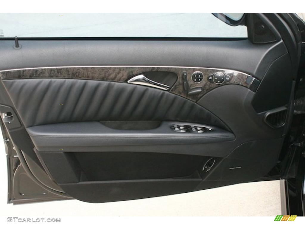 2007 Mercedes-Benz E 63 AMG Sedan Black Door Panel Photo #47357567