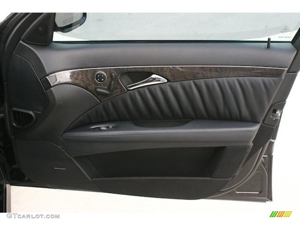 2007 Mercedes-Benz E 63 AMG Sedan Black Door Panel Photo #47357612