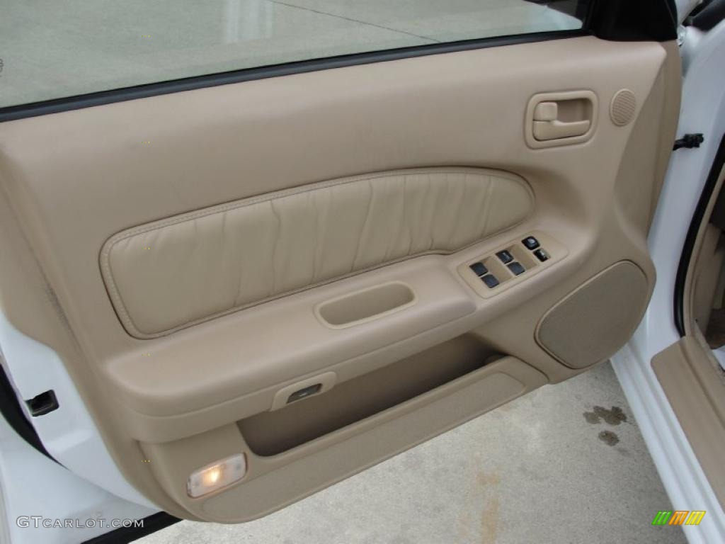 1998 Nissan Maxima GLE Beige Door Panel Photo #47358455