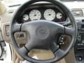 Beige 1998 Nissan Maxima GLE Steering Wheel