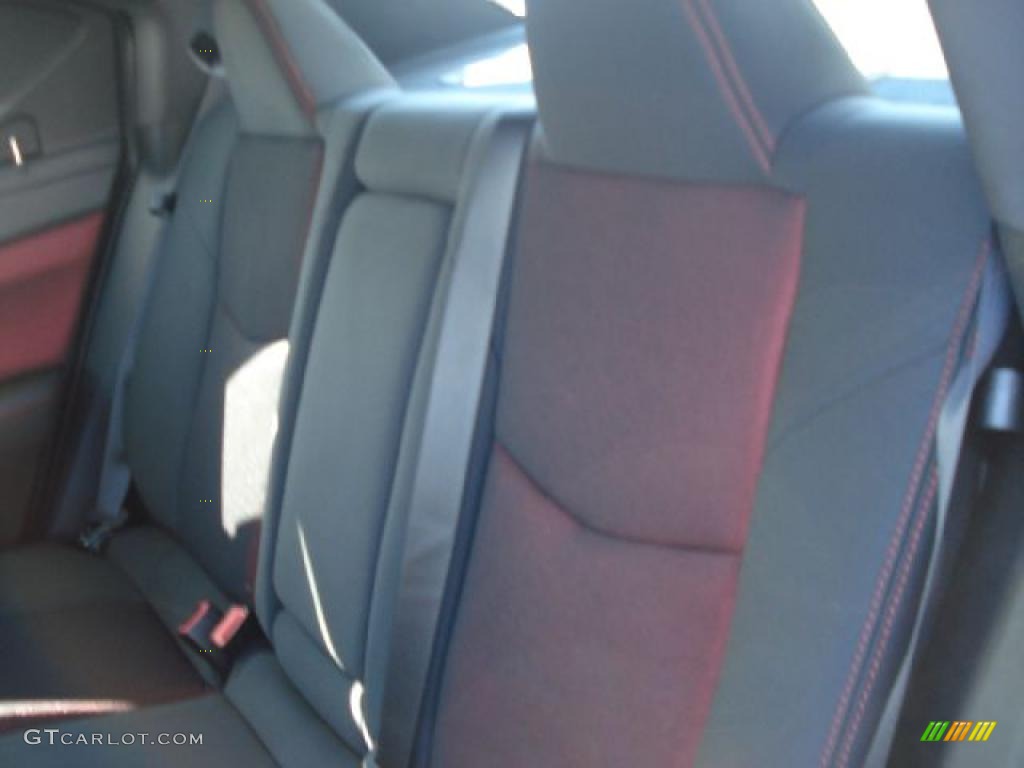 Black/Red Interior 2011 Dodge Avenger Mainstreet Photo #47359388