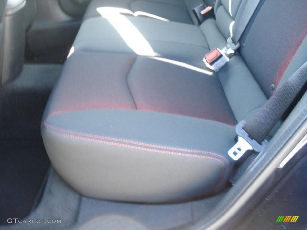 Black/Red Interior 2011 Dodge Avenger Mainstreet Photo #47359403