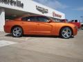 2011 Toxic Orange Pearl Dodge Charger R/T Plus  photo #2