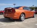 2011 Toxic Orange Pearl Dodge Charger R/T Plus  photo #3