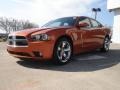 Toxic Orange Pearl 2011 Dodge Charger R/T Plus Exterior