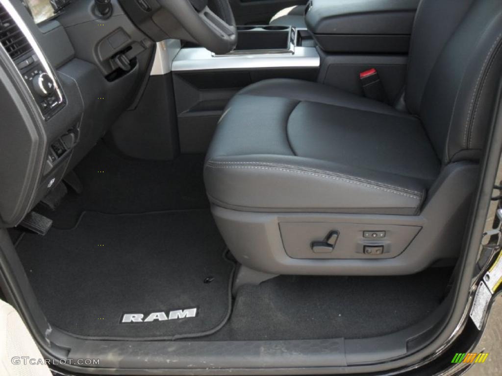 Dark Slate Interior 2011 Dodge Ram 2500 HD Laramie Mega Cab 4x4 Photo #47359964