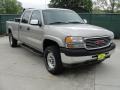 2002 Pewter Metallic GMC Sierra 2500HD SLT Crew Cab 4x4  photo #1