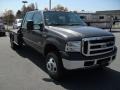 2006 Dark Shadow Grey Metallic Ford F350 Super Duty XLT Crew Cab 4x4 Chassis  photo #5