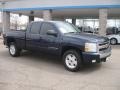 2008 Dark Blue Metallic Chevrolet Silverado 1500 LT Extended Cab 4x4  photo #1