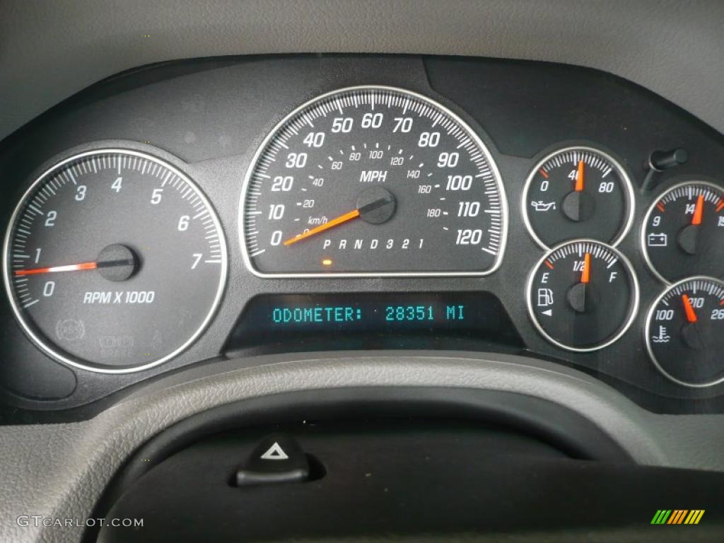 2008 GMC Envoy SLT 4x4 Gauges Photo #47362295