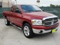 2007 Inferno Red Crystal Pearl Dodge Ram 1500 Lone Star Edition Quad Cab  photo #1