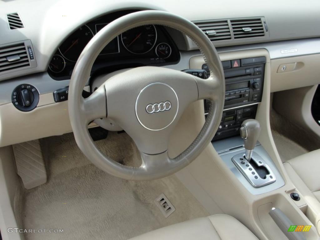 Beige Interior 2004 Audi A4 1.8T quattro Sedan Photo #47362760