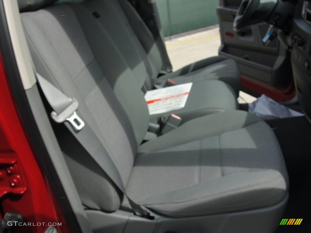 2007 Ram 1500 Lone Star Edition Quad Cab - Inferno Red Crystal Pearl / Medium Slate Gray photo #27