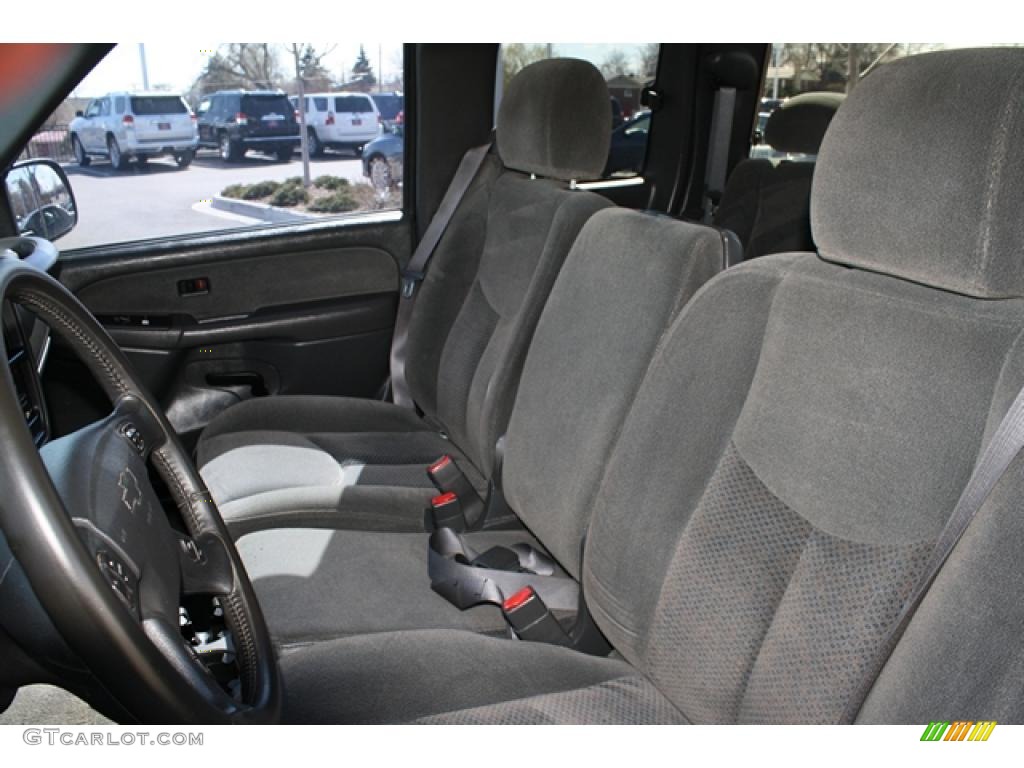 2003 Silverado 1500 Extended Cab 4x4 - Black / Dark Charcoal photo #9