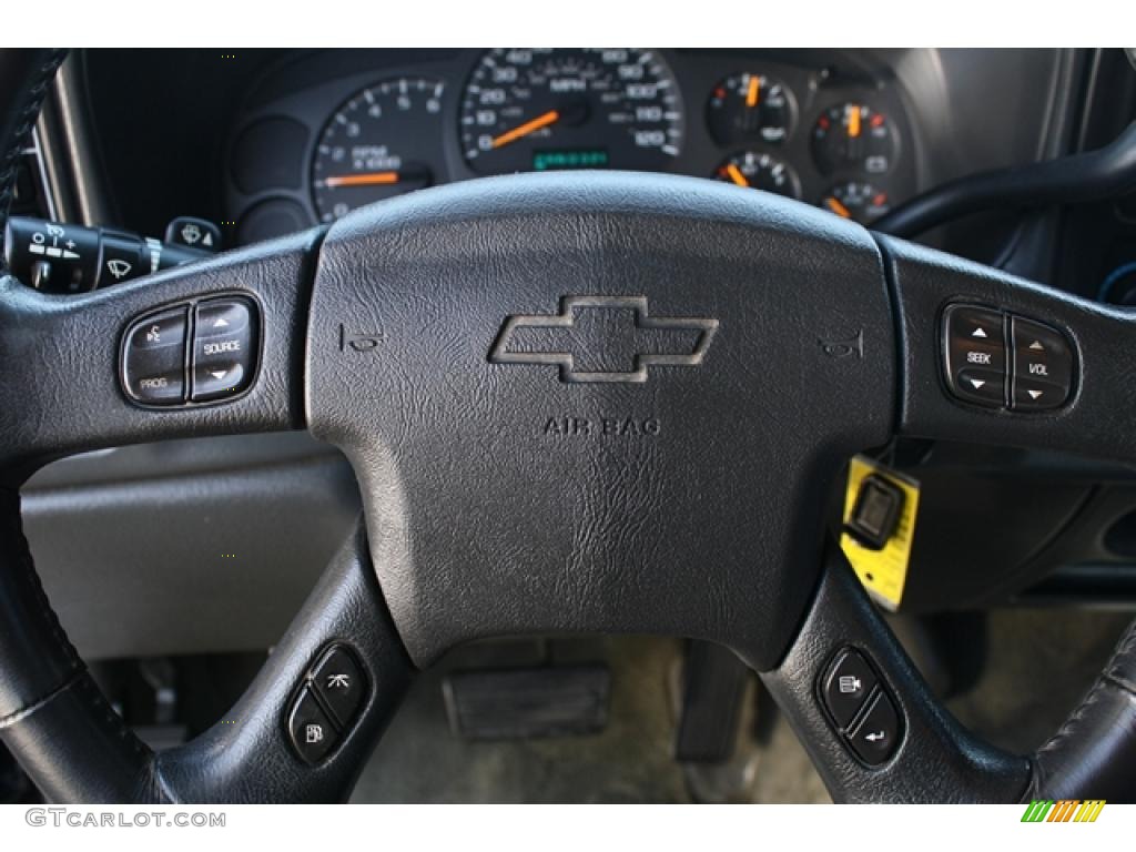 2003 Silverado 1500 Extended Cab 4x4 - Black / Dark Charcoal photo #16