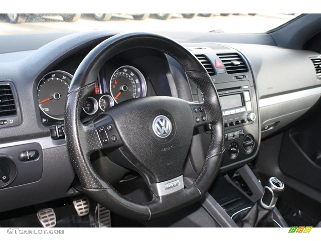 Interlagos Black Cloth Interior 2009 Volkswagen GTI 2 Door Photo #47365592