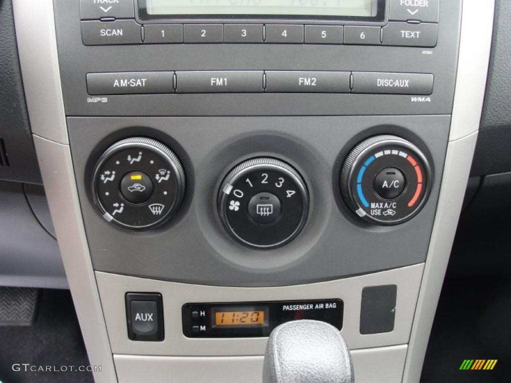 2010 Toyota Corolla S Controls Photo #47365856