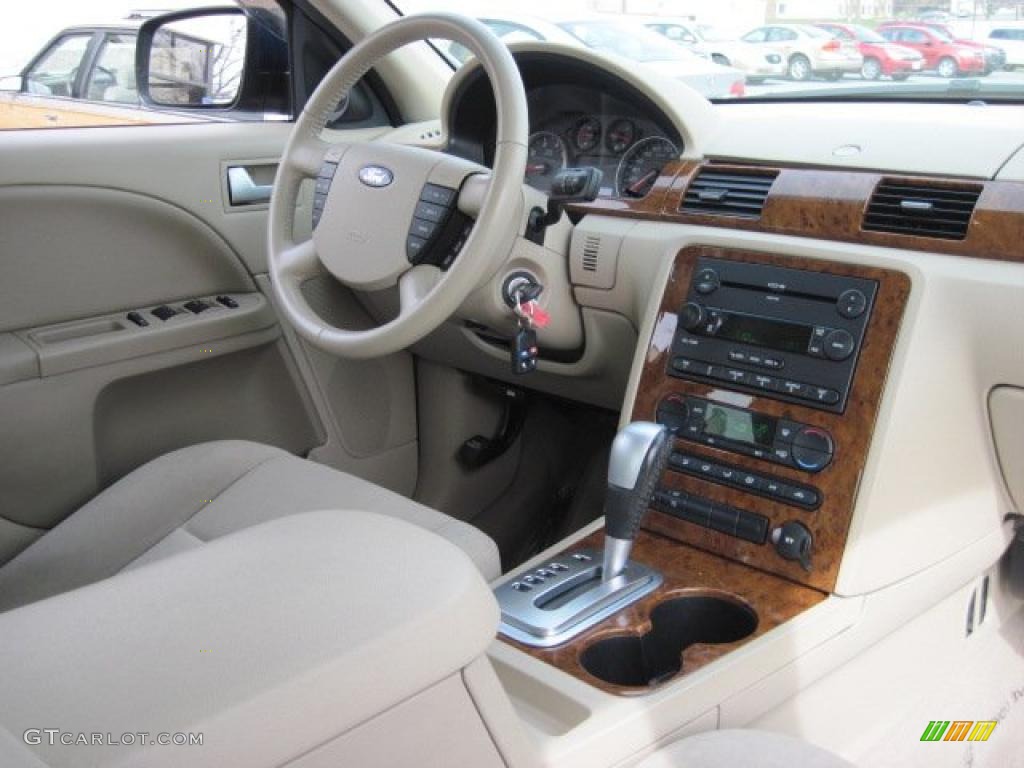 2006 Five Hundred SEL AWD - Dark Blue Pearl Metallic / Pebble Beige photo #6