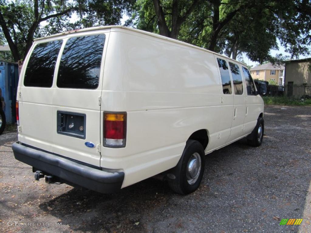 1994 Econoline E250 Commercial Van - White / Gray photo #5