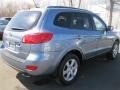 2009 Silver Blue Hyundai Santa Fe SE  photo #2