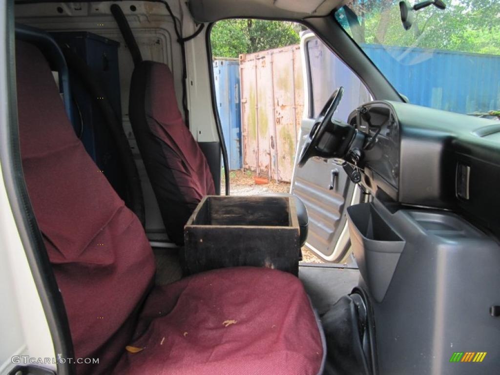 1994 Econoline E250 Commercial Van - White / Gray photo #16
