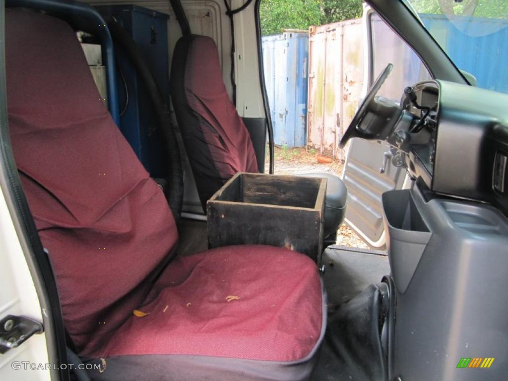 1994 Econoline E250 Commercial Van - White / Gray photo #17