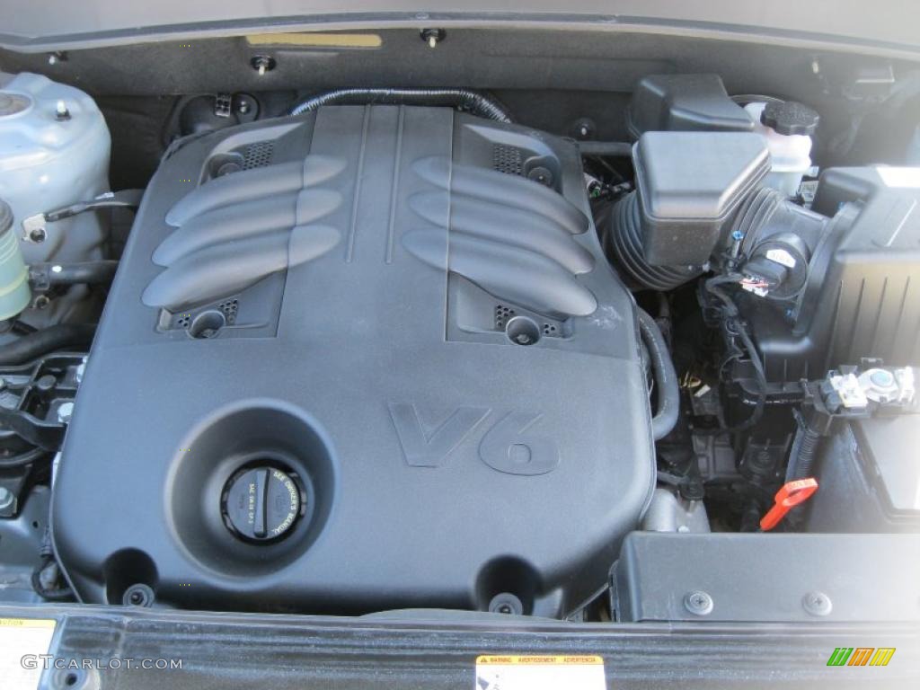 2009 Hyundai Santa Fe SE Engine Photos