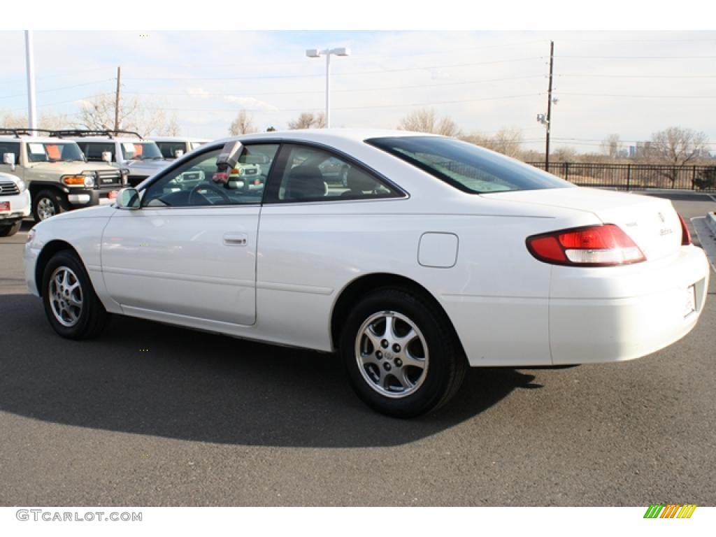 2000 Diamond White Pearl Toyota Solara SE Coupe 47350485 Photo 4
