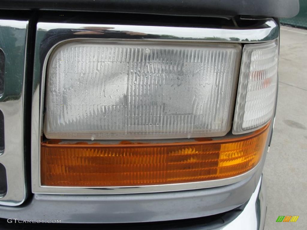 1995 F150 XLT Extended Cab - Medium Lapis Metallic / Blue photo #10