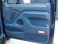 Blue 1995 Ford F150 XLT Extended Cab Door Panel