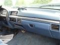 Blue 1995 Ford F150 XLT Extended Cab Dashboard