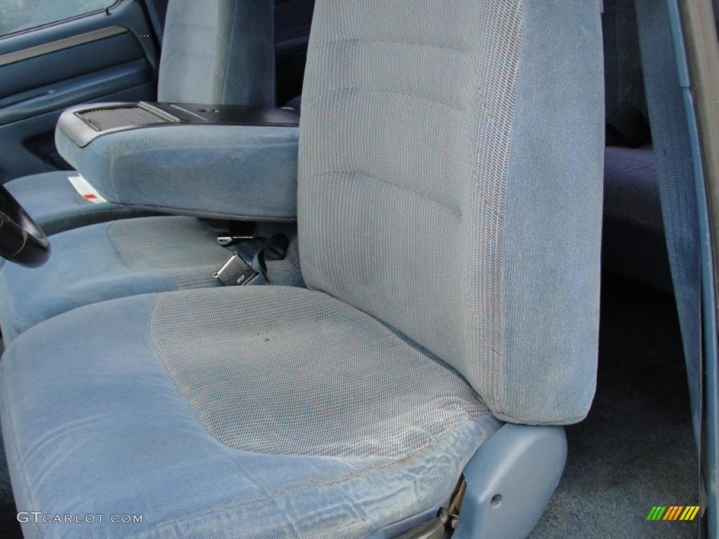 1995 F150 XLT Extended Cab - Medium Lapis Metallic / Blue photo #52