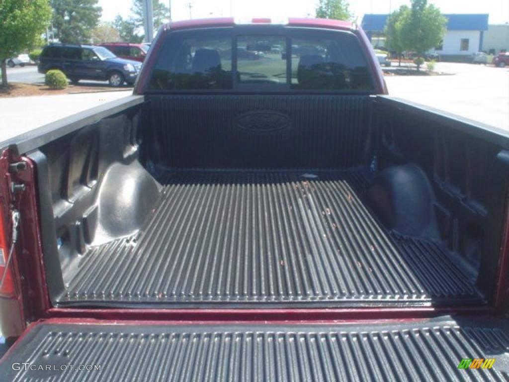 2006 F150 XLT SuperCab - Dark Toreador Red Metallic / Tan photo #7