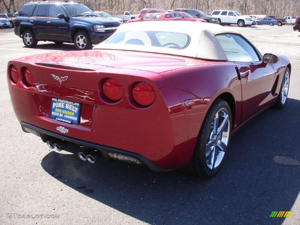 Crystal Red Metallic 2009 Chevrolet Corvette Convertible Exterior Photo #47368526