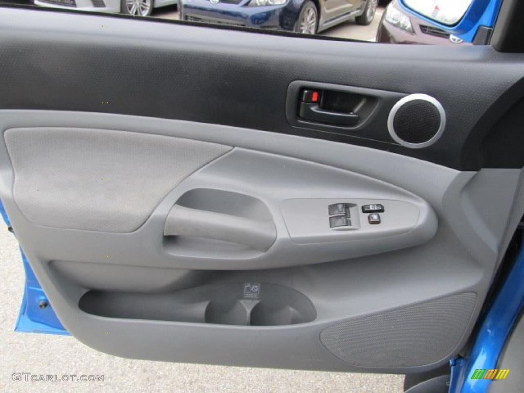 2008 Toyota Tacoma V6 TRD Sport Access Cab 4x4 Graphite Gray Door Panel Photo #47368568
