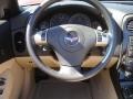 Cashmere Beige Steering Wheel Photo for 2009 Chevrolet Corvette #47368676