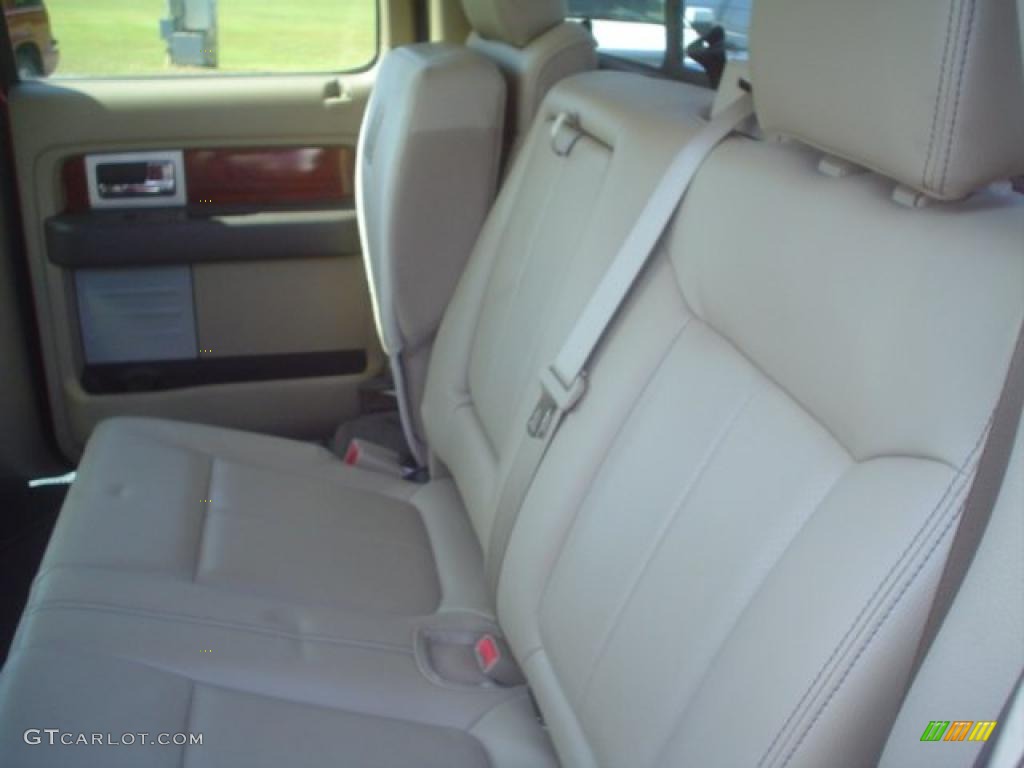 2010 F150 Lariat SuperCrew - Red Candy Metallic / Tan photo #14