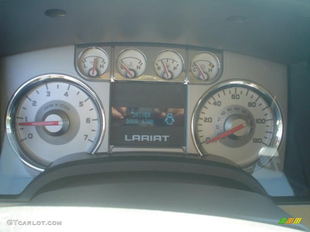2010 F150 Lariat SuperCrew - Red Candy Metallic / Tan photo #24