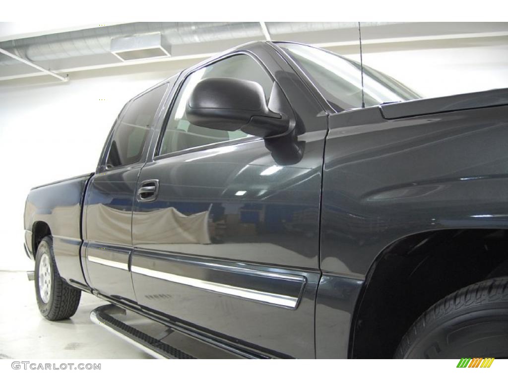 2004 Silverado 1500 Work Truck Extended Cab - Dark Gray Metallic / Dark Charcoal photo #4