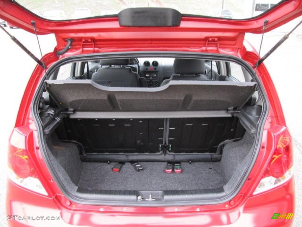 2007 Aveo 5 LS Hatchback - Sport Red / Charcoal Black photo #18