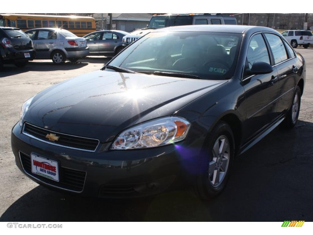 2010 Impala LT - Cyber Gray Metallic / Ebony photo #3