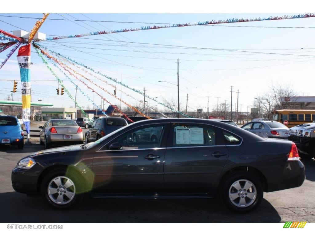 2010 Impala LT - Cyber Gray Metallic / Ebony photo #4