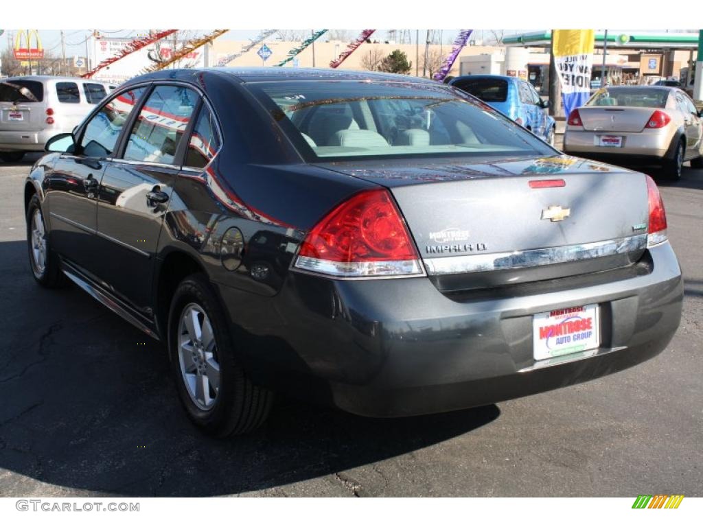 2010 Impala LT - Cyber Gray Metallic / Ebony photo #5