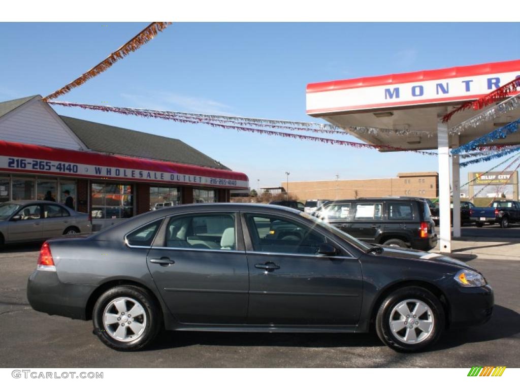 2010 Impala LT - Cyber Gray Metallic / Ebony photo #8