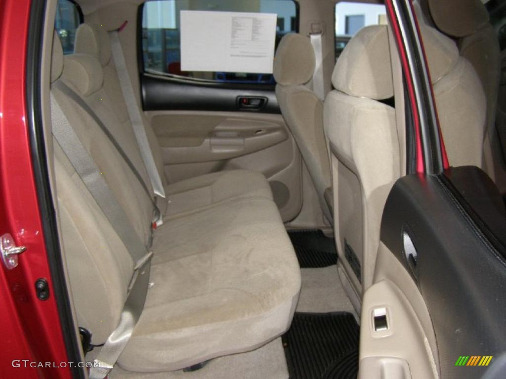 2008 Toyota Tacoma V6 PreRunner Double Cab Interior Color Photos