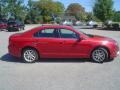 2010 Sangria Red Metallic Ford Fusion SEL V6  photo #4