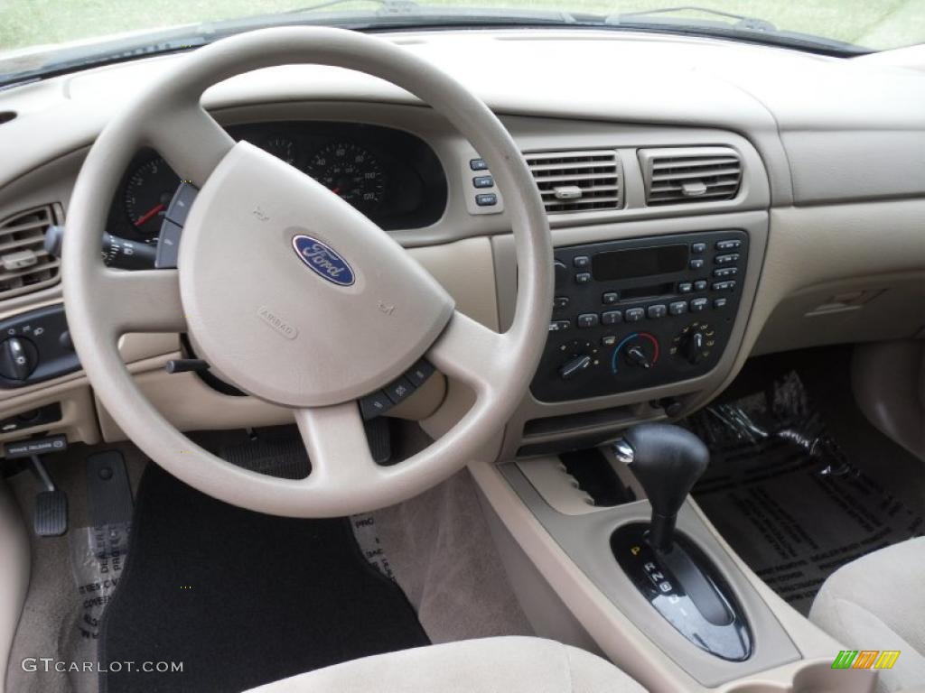 2004 Ford Taurus SE Sedan Medium Parchment Dashboard Photo #47372429