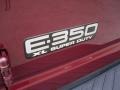 2003 Burgundy Red Metallic Ford E Series Van E350 Super Duty XL Extended Passenger  photo #5