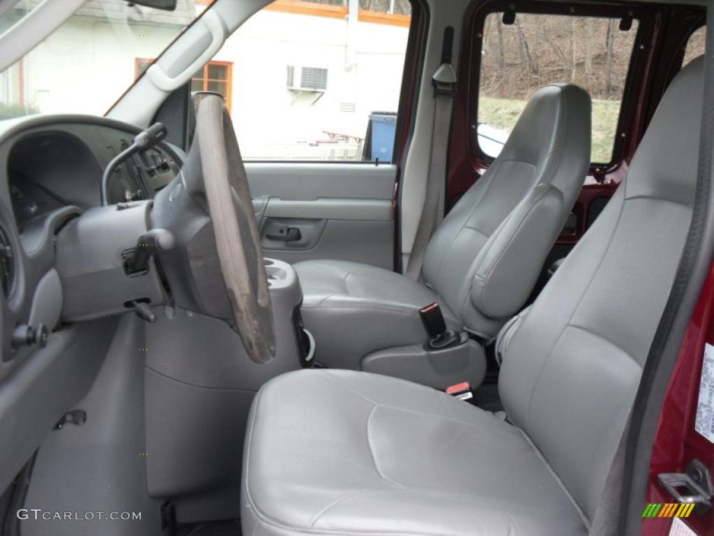 Medium Flint Interior 2003 Ford E Series Van E350 Super Duty XL Extended Passenger Photo #47372858